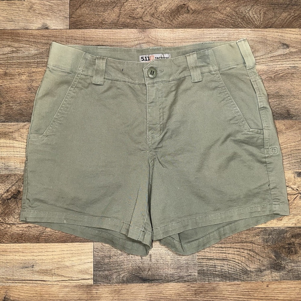 5.11 Tactical Shorts Women's Olive Green Size 4